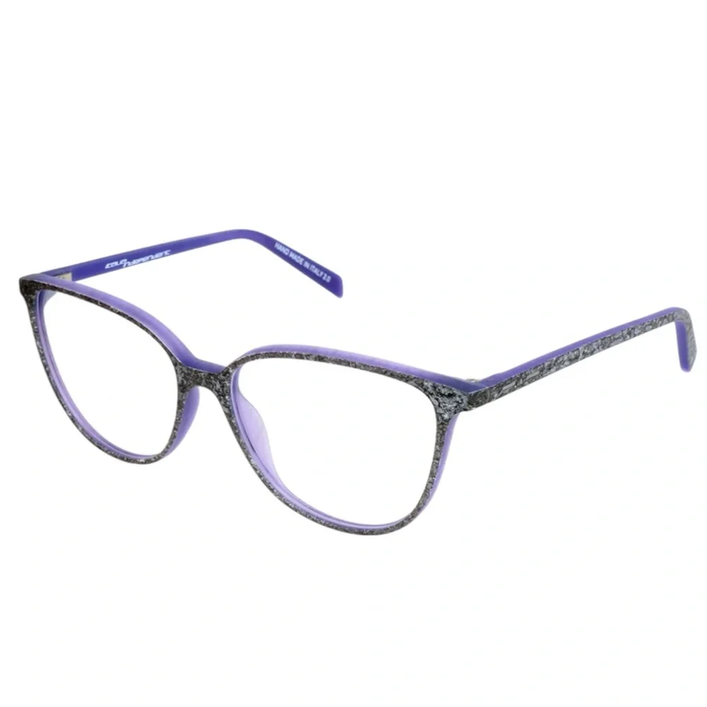 Italia Independent 5624 Women’s Eyeglasses | Purple/Grey Cat Eye | 53-15-140